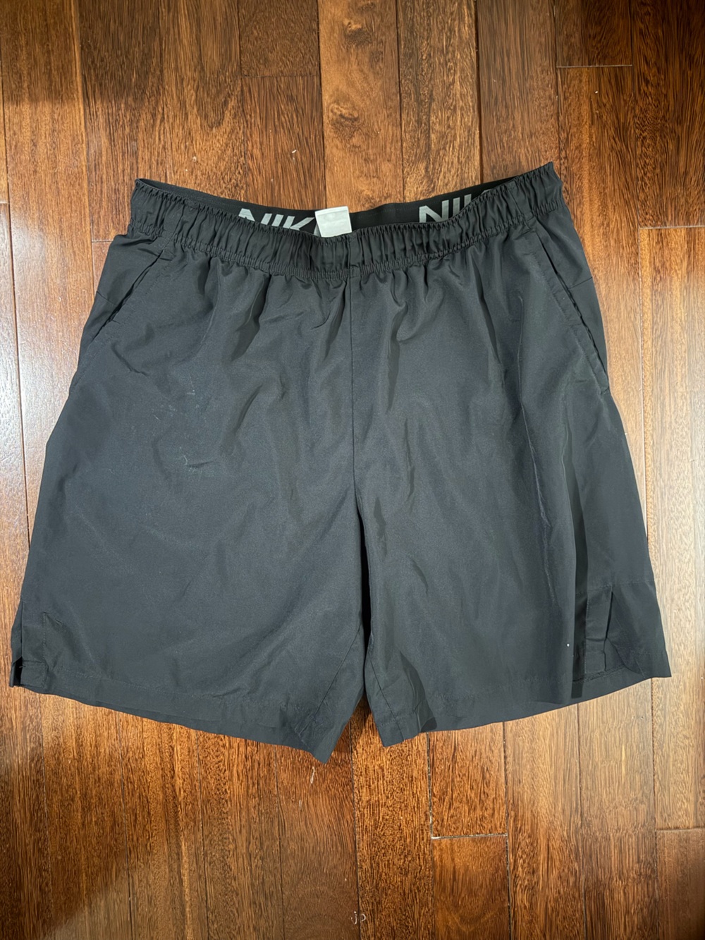 Nike Black Men's Athletic Shorts with Elastic Waistband